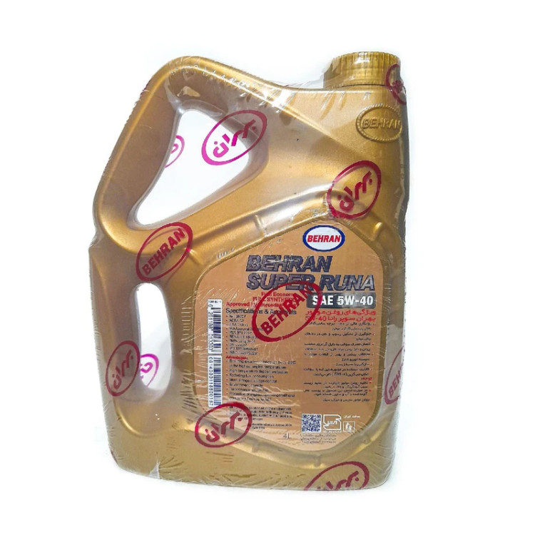 روغن موتور بهران سوپر رانا مدل 5W40 حجم 4 لیتر (SN)